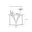 Console demi-cercle en bois massif-109006878