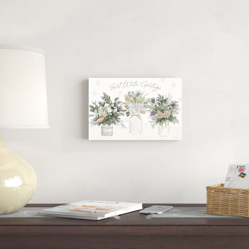 Simple Season I par Beth Grove - reproduction d'art sur toile tendue, H 8 po x l 12 po, Toile avec cadre noyer, Non