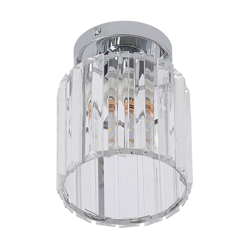 Crystal Semi Flush Mount