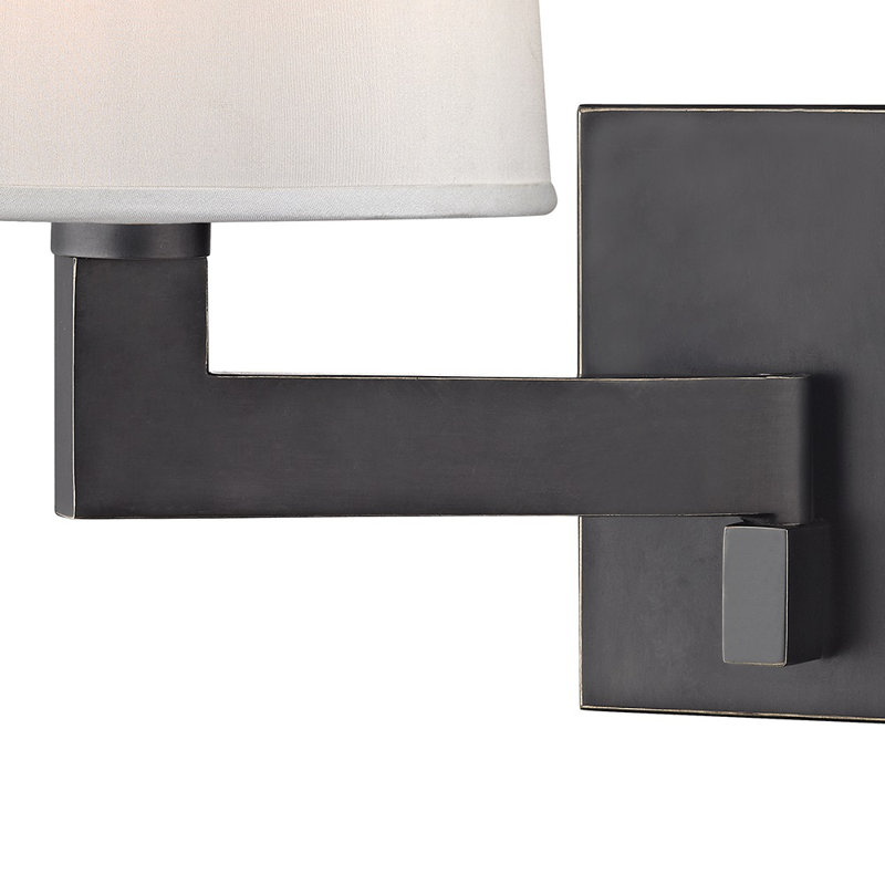 Fairport 1 - Light Armed Sconce, 11.25" H x 7.5" W x 10.5" D, Old Bronze