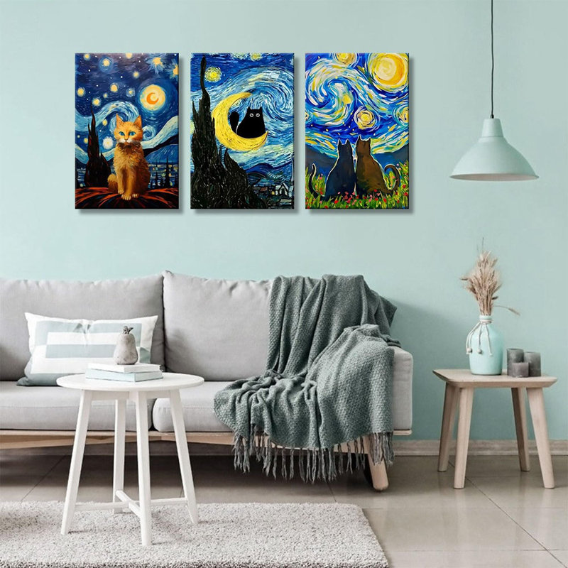 3 Piece Wrapped Canvas Set