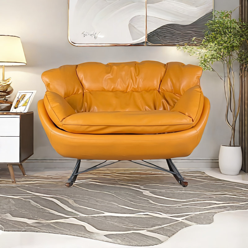 Fauteuil berçant, Orange