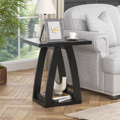 Linnis Solid Wood End Table