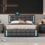 Lit plateforme tapissier Casch-704866963