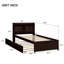 Twin Bed With Trundle,Bookcase,Espresso-1969061985-1969061987