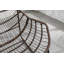 Chaise berçante d'extérieur en rotin