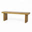 Wood Outdoor Bench, 2-Person Garden Bench