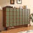 Green + Brown Manufactured Wood Shoe Storage