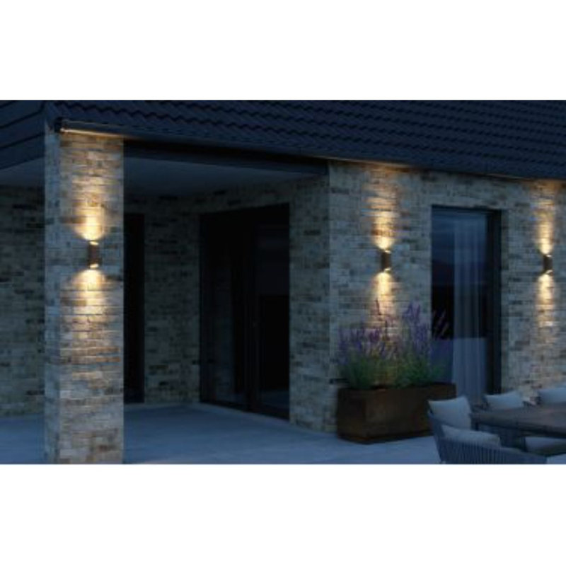 Nico Outdoor Flush Mount, Grey
