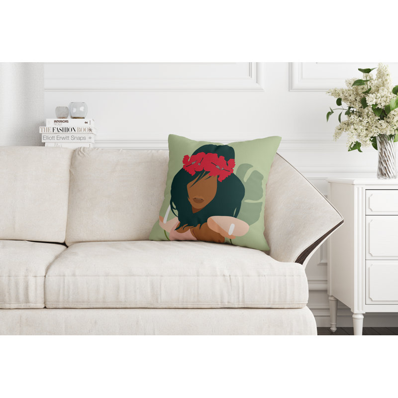 Housse de coussin Tamara Tropical, 20 po X 20 po
