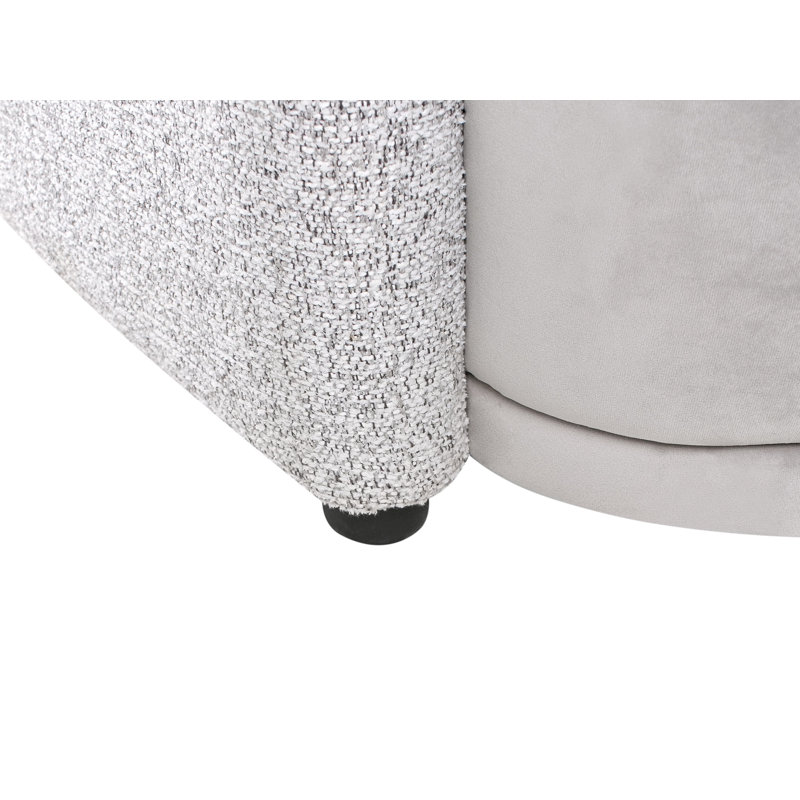 3 Seater Fabric Sofa ROSET, Grey