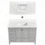 Meuble-lavabo autoportant 48 po avec comptoir 48 po