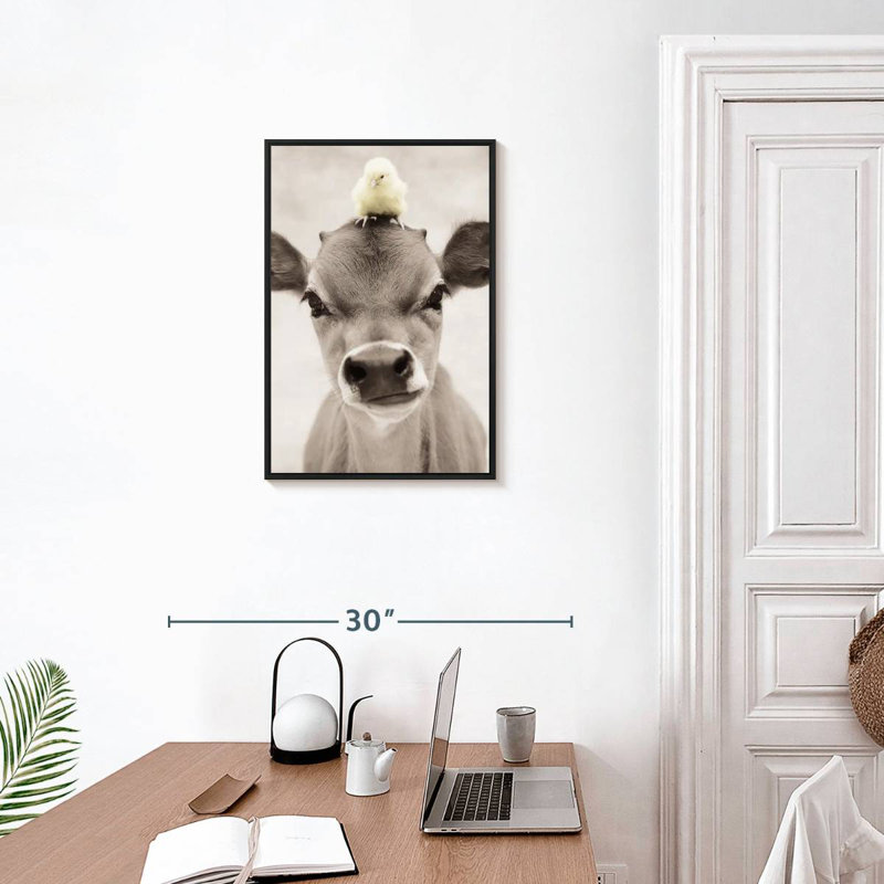Bubba And Hudson, Floating Frame Black, 17" x 25"