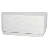 Uttermost Saltwater White Concrete Coffee Table