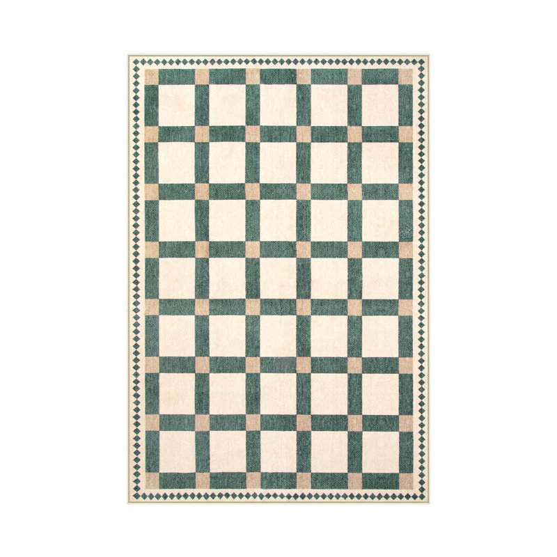Tapis à motifs géométriques modernes et résistants aux taches Vilena, Rectangle 6 pi x 9 pi