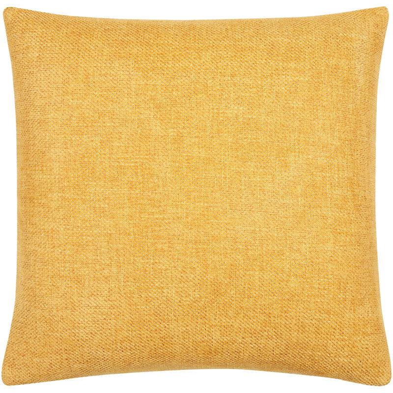 Kamaili Solid Colour Reversible Pillow Cover, Pillow Cover Only - No Insert, 18"H x 18"W, Orange