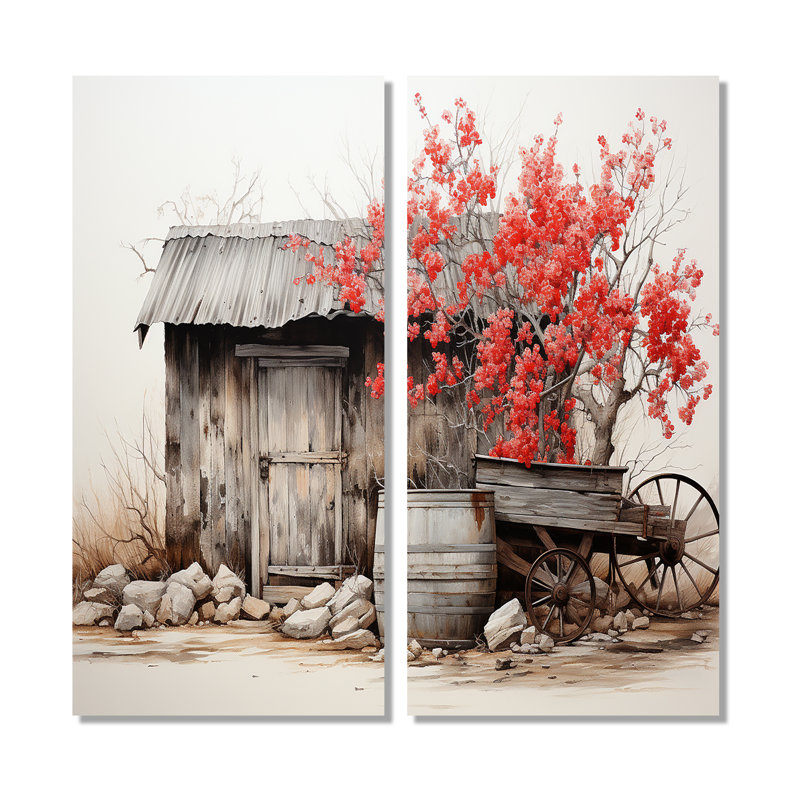 Manley - impressions sur toile corail traditionnelles, 20" H x 24" W, Wrapped Canvas, Does Not Apply
