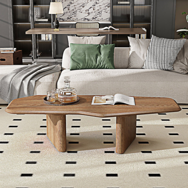 Free Form Wood Coffee Table