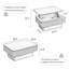 Table basse d'appoint 38,6 po Canapé-132850218