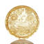Boîte à bijoux lunaire en ambre cristal et cristal Chrysanthemum