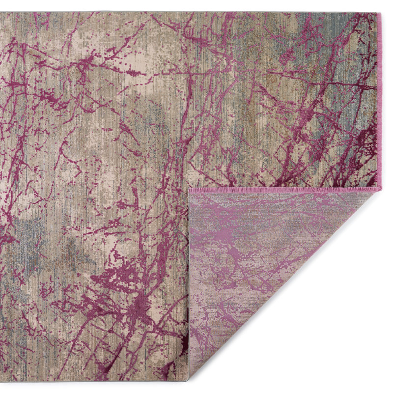 Alphe Abstract Area Rug, Rectangle 60 x 90cm