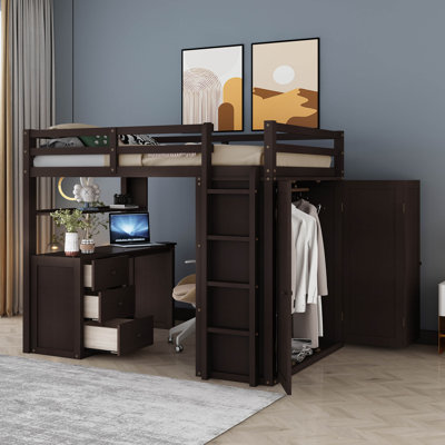 Clapton Kids Full Loft Bed