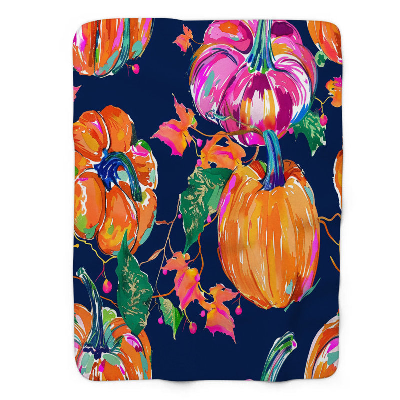Motif de balise maritime - 1 pièce Sherpa Premium, L 50 po x L 60 po, Gourmets en fleurs BCBG