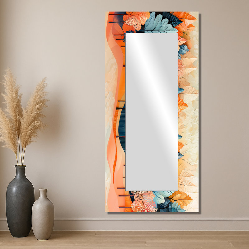 Forest Trees Dream Fragments Forest II - Landscapes Mirror For Wall Art Decor - Printed On Metal, 28" x 60"