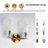 Beesley 2-light Brass Steel Armed Sconce