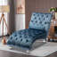 Chaise longue rembourrée en velours Jakolbi Elegant-1270404914