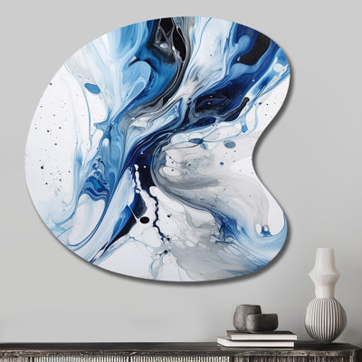 Chryel - Abstract Drop Shape Assymterical Metal Wall Art
