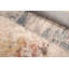 Tapis bleu / gris / blanc en polypropylène tissé à la machine à motif abstrait-119974019