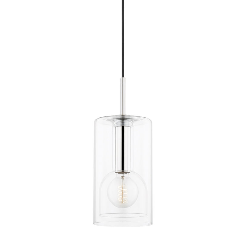 Adreille 1 - Light Single Pendant, Polished Nickel
