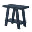 Table d'appoint à tablette contemporaine en bois Athens, bleu marine, durable et élégante avec rangement supplémentaire pour les intérieurs modernes et rustiques