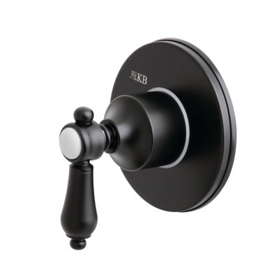 Kingston Brass Heirloom Single-Handle Wall Mount Three-Way Diverter Valve with Trim Kit
