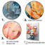 Tulipes peintes avec des tons vifs et un pinceau audacieux I, impression sur toile-740122081-740122080