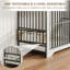 Meuble de rangement robuste pour chien de 42 po à 42 po pour petits, moyens et grands chiens-138777128-132969315