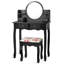 Ensemble coiffeuse avec miroir Clarkson-851753862
