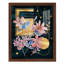 Moonlight Flowers IV - reproduction d'art sur toile encadrée-468885779-468885782