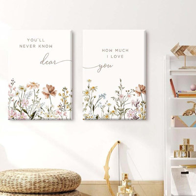 2 Piece Wrapped Canvas Print