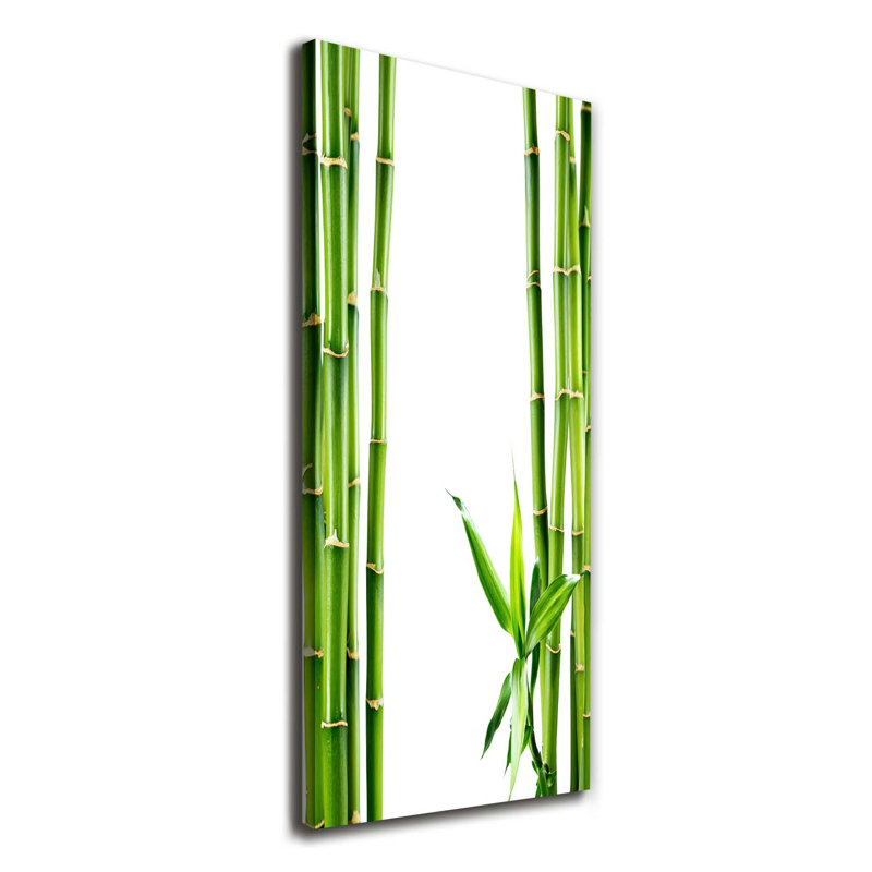 Bamboo 1 Piece Wrapped Canvas Wall Art