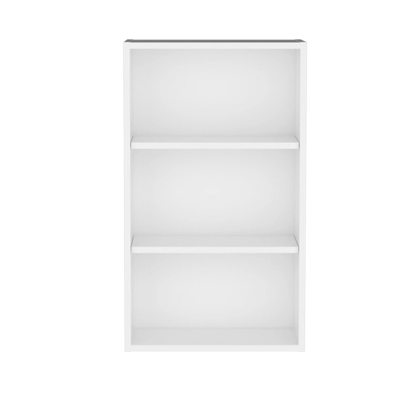 Armoire murale pour le rangement de la cuisine en blanc - 36 x 21 x 12, tablettes ouvertes, à gratter, économise de l'espace sur le comptoir, peut accueillir des épices, des bols, des pots avec une résistance aux rayures 36 po x 21 po x 12 po, se range