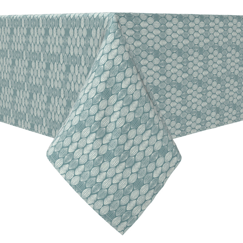 Fabric Textile Products, Inc. Square Tablecloth, 100% Cotton, 60X60", Abstract Background Design