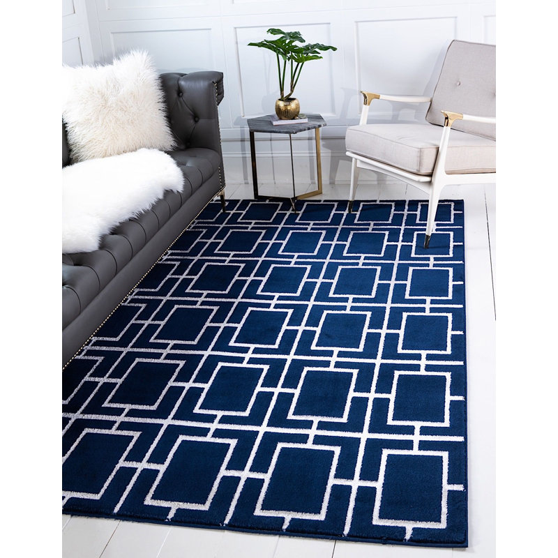 Tapis bleu Corando, Rectangle 5 pi x 8 pi