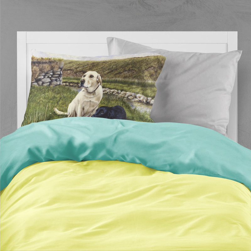 Taie d’oreiller labradors