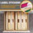 3 In 1 Wrap Organizer With Cutter And Labels, Plastic Wrap, Aluminum Foil And Wax Bamboo Dispenser For 12" Roll (Natural)