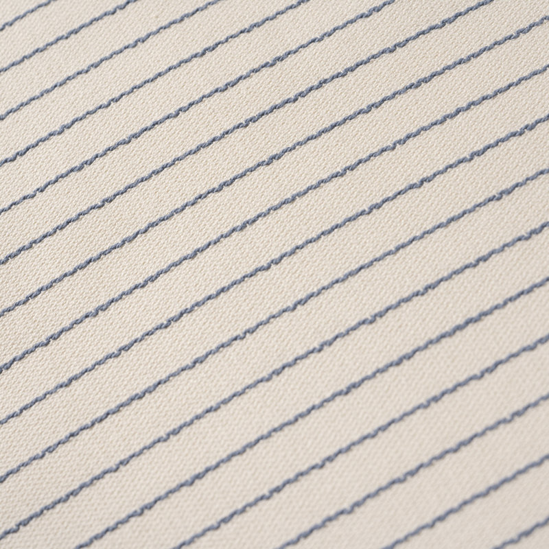 Oreiller Hadwyn Rudder Chambray, Chambray, Polyester, Carré 16 po