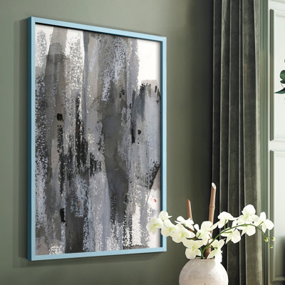 «Loft Pastel III», reproduction encadrée - bois massif