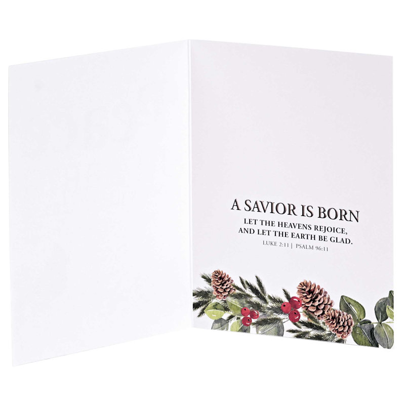Carte de Noël Cardinal paix sur terre
