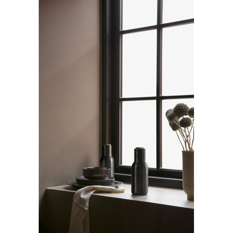 Salt & Pepper Mill Set, Bronzed Brass